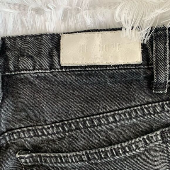 REDONE STRAIGHT LEG JEANS BLACK - Picture 7 of 8